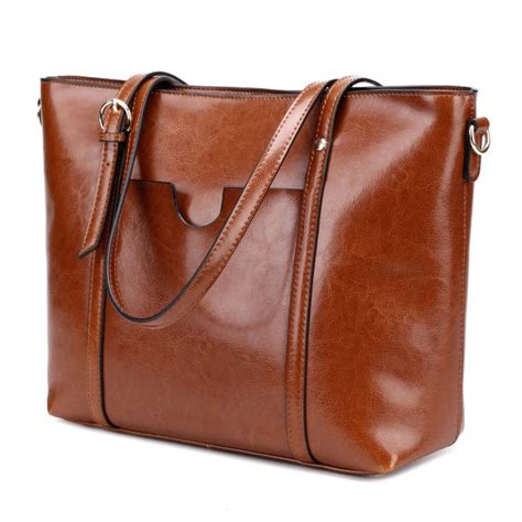 Women's Leather Tote Bag, 28.